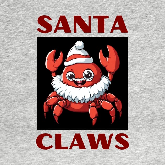 Santa Claws | Santa Claus Pun by Allthingspunny